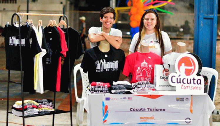 El evento organizado, en el Polideportivo Quinta Oriental por la Alcaldía de Cúcuta, tuvo la finalidad de promover la reactivación económica. / Foto: Cortesía