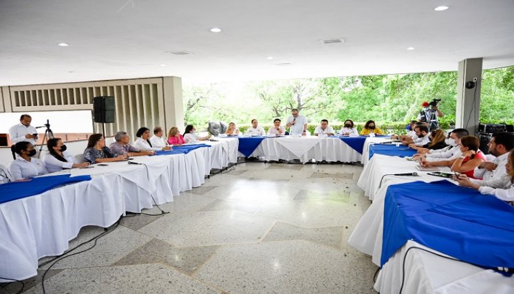 En la mesa participaron las tres Cámaras de Comercio de la región: Cúcuta, Pamplona y Ocaña./ Foto: Cortesía/La Opinión