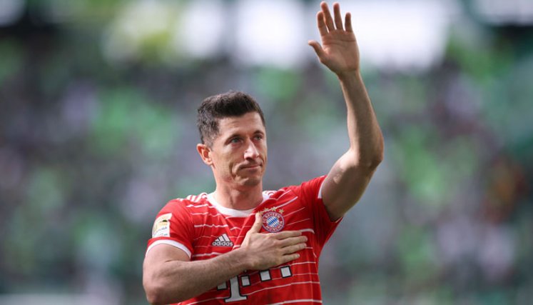 Lewandowski llega al Barcelona 