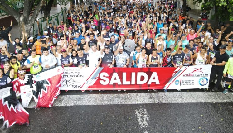 El gobernador presentará una ordenanza a la Asamblea para que esta maratón sea institucionalizada para beneficio del medioambiente y la salud de los nortesantandereanos. /Foto cortesía