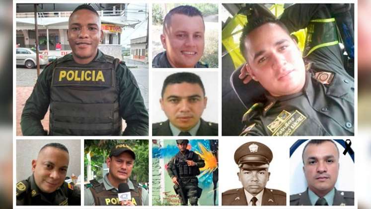 Policías asesinados en el año.