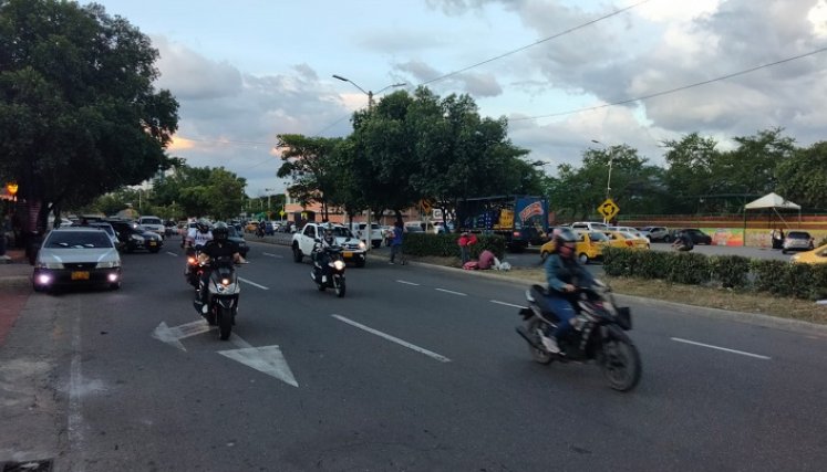 Según una fuente judicial, en este punto de la Avenida Libertadores fue secuestrado Andrés Felipe.