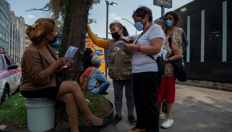 Trabajadoras sexuales ejercen el periodismo en México. 