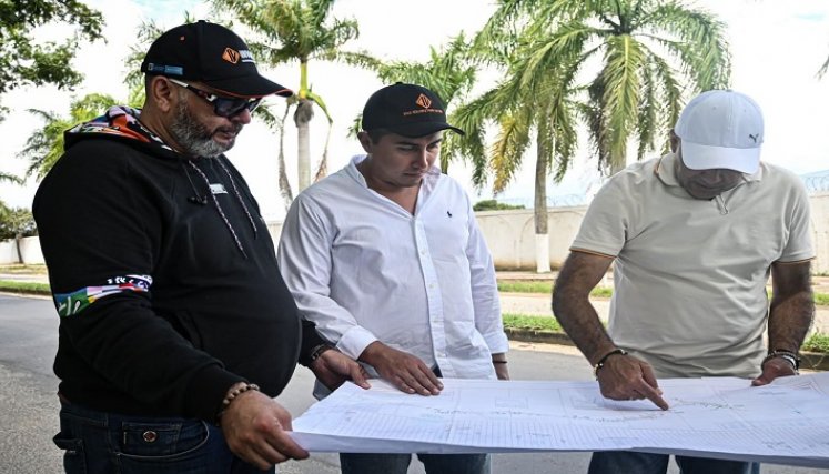 El Instituto Nacional de Vías anuncia los recursos para el mejoramiento de la perimetral en el municipio de Ábrego. / Foto: Cortesía / La Opinión 