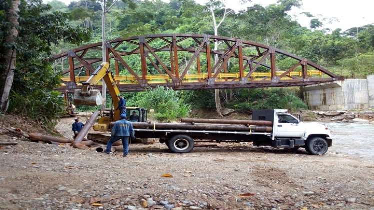 Campesinos de la zona del Catatumbo solicitan celeridad en los trabajos. / Foto: Cortesía / La Opinión 