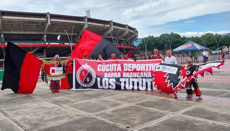 Barra Los Tututu, Cúcuta Deportivo. Foto: Cortesía.