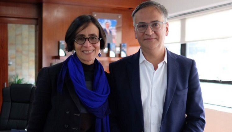 Ramón Eduardo Villamizar Maldonado se posesionó ante la ministra de Ambiente, Susana Muhamad. / Foto cortesía