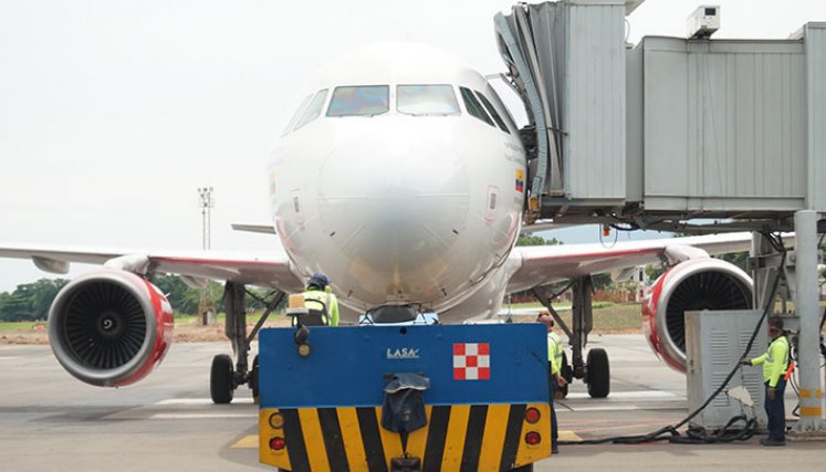 Inauguraron este miércoles las rutas aéreas que conectan a Cúcuta con Cali y Medellín, sin escalas. / Foto: Cortesía