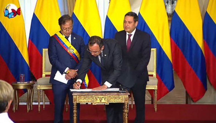 Gabinete ministerial tomó juramento./Foto: cortesía