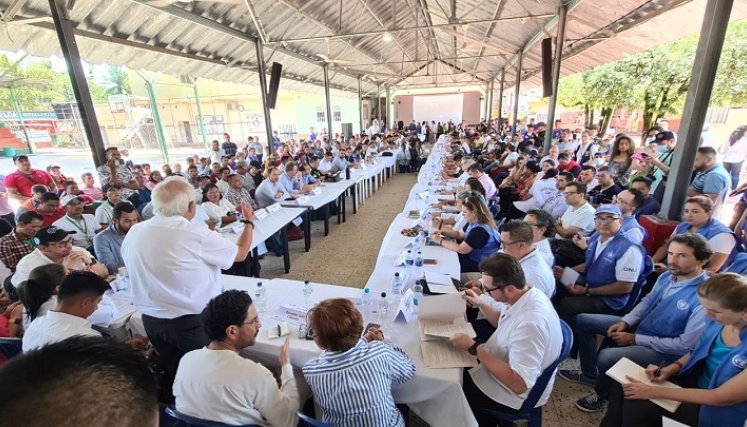 Audiencia pública en Tibú para analizar la situación de la región del Catatumbo./Foto cortesía 