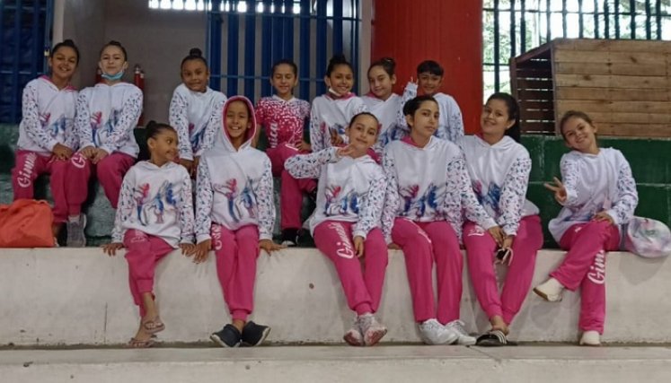 Buena presentación tuvo la selección Norte de gimnasia rítmica en Cali. 