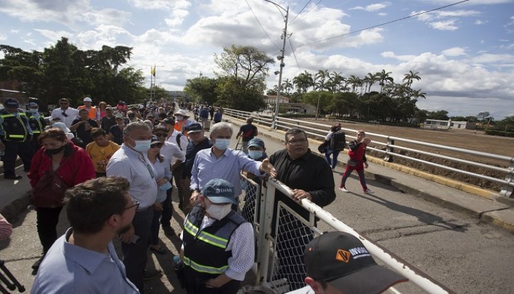 Inspeccionan puentes paras la apertura de frontera