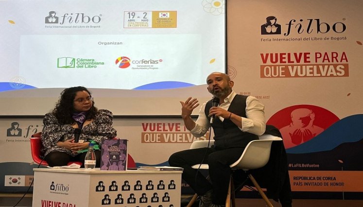 El libro también fue presentado en la Feria Internacional del Libro de Bogotá. / Foto: Cortesía 