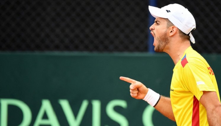 El antioqueño Nicolás Mejía le dio el primer punto a Colombia en la Copa Davis a Colombia en el duelo contra Turquía.