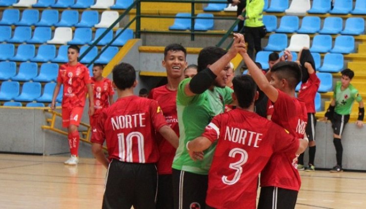 El fútbol sala de Norte de Santander también mostró garra en el zonal nacional.