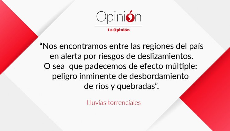 Lluvias torrenciales