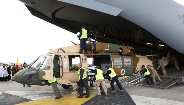 EE. UU. donó 12 helicópteros para combatir la deforestación en Colombia./Foto: Colprensa
