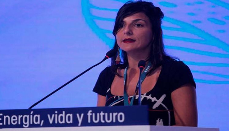 Ministra de minas, Irene Vélez