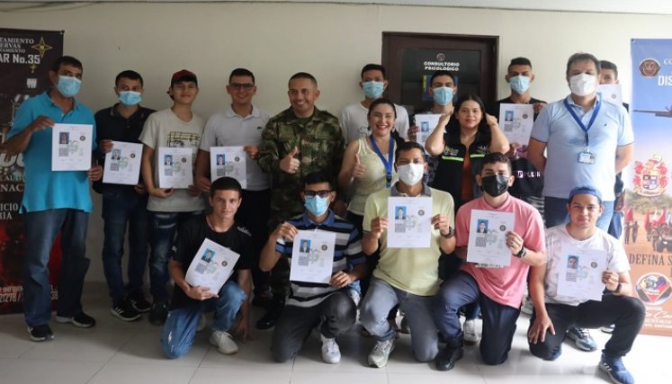 En Cúcuta, jóvenes desplazados definieron su situación militar./Foto: cortesía