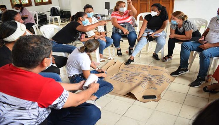 Comunidad eligió reforzar la salud con el presupuesto participativo./Foto cortesía