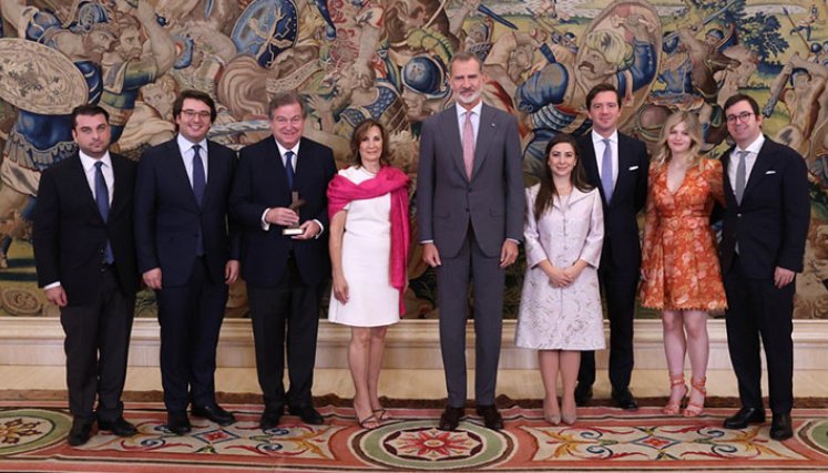 Rey Felipe de España entregó premio a Jaime Gilinski./Foto: cortesía