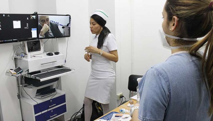 Servicio de telemedicina que fue puesto en servicio por la UBA Vihonco/Foto Archivo