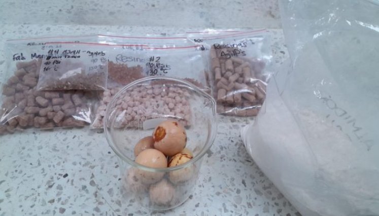 A escala de laboratorio, 107 gramos de resinas biodegradables pueden costar $2.650. 