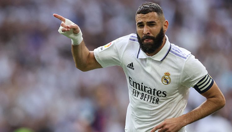 Karim Benzema, delantero. 