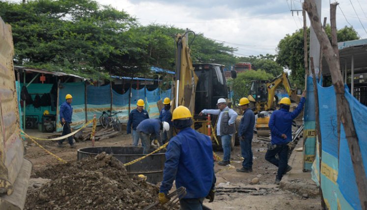 Concejo puso lupa a obra que se ejecuta en Las Américas