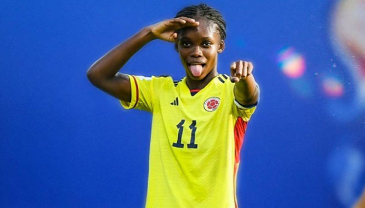 Linda Caicedo, delantera de la Selección Colombia Femenina.