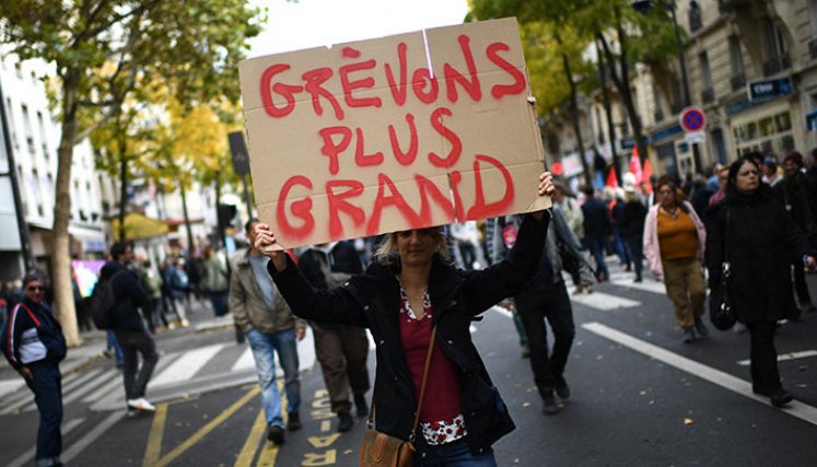 Protestas en Francia.