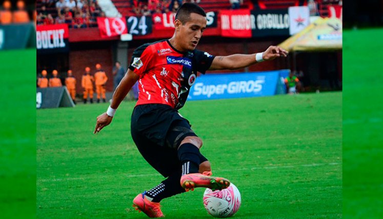 Styven Monsalve, jugador del Cúcuta Deportivo. 