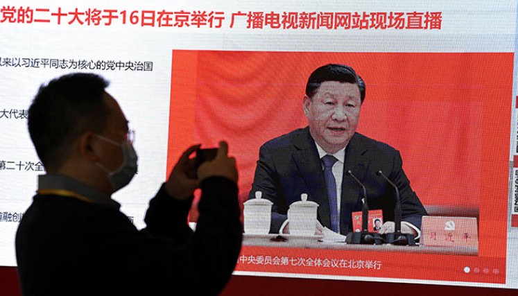 Xi Jinping se dirige a un inédito tercer mandato./Foto: AFP