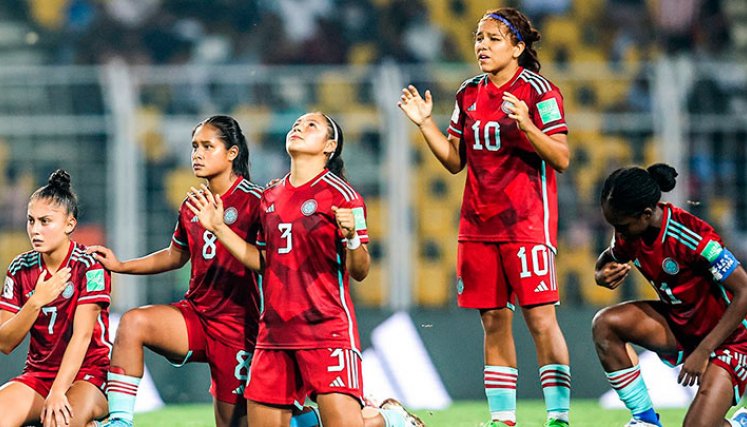 Una sufrida definición desde el punto penal le dio a Colombia la clasificación a la final del Mundial Sub-17 femenino.