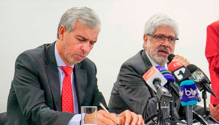 Ministro de Comercio, Industria y Turismo, Germán Umaña, en rueda de prensa. / Foto: Cortesía