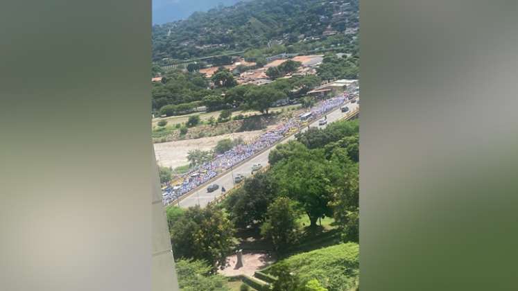 Foto de María Fernanda Cabal sobre la marcha del sábado en Cúcuta sí es cierta