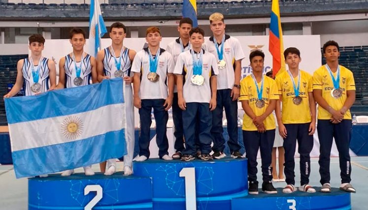Cucuteños en la selección Colombia de gimnasia. 