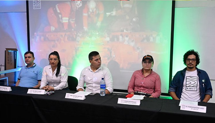 Lanzamiento de la feria Minfest, ayer, en la UFPS. / Foto Jorge Iván Gutiérrez