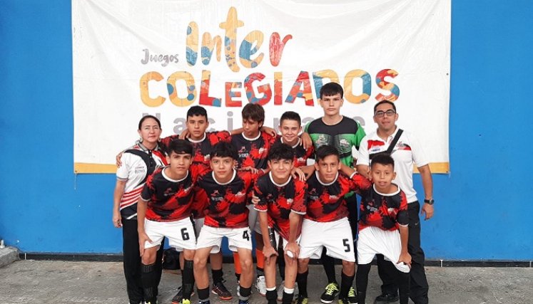 El colegio General Santander de Villa del Rosario brilló con su presea de bronce, en futsal.