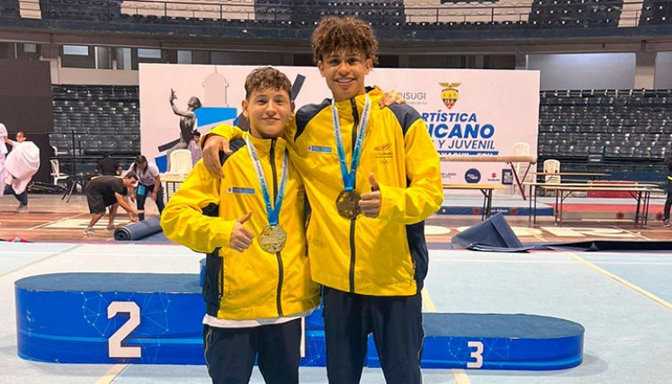 Yan Zabala y Jordan Castro, gimnatas cucuteños 