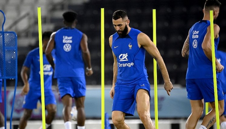 El delantero francés Karim Benzema se lesionó y no jugará el Mundial de Catar.