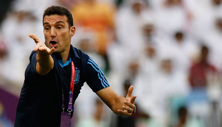 Lionel Scaloni, técnico de Argentina. 