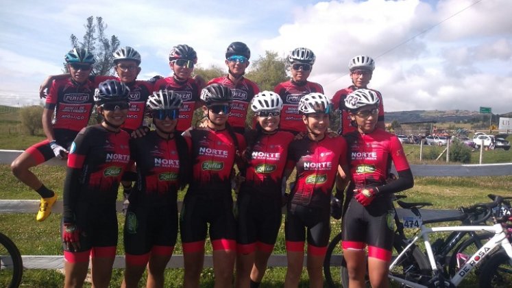 La delegación de ciclismo de Note de Santander hizo su debut hoy en la Vuelta al Futuro 2022.