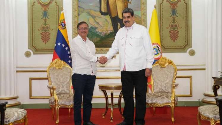 El presidente Gustavo Petro se reunió con su homólogo de Venezuela, Nicolás Maduro./Foto Presidencia