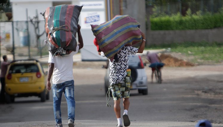 Sigue el paso de mercancías por las trochas. / Foto: Jorge Iván Gutiérrez