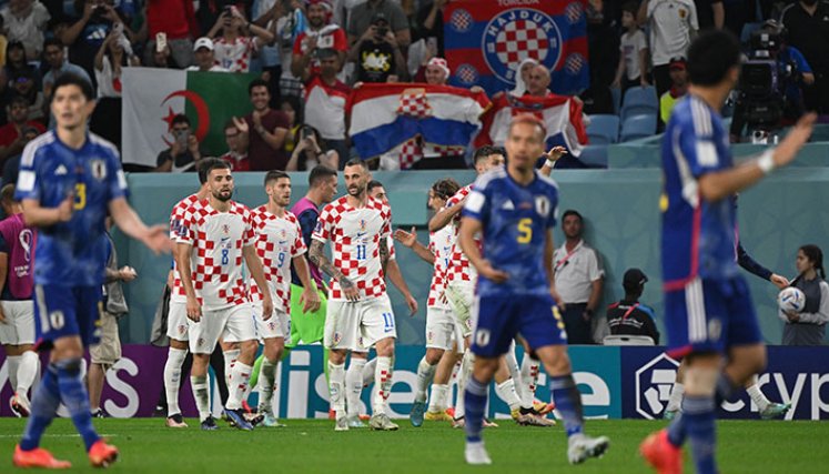 Croacia vs. Japón, Catar 2022. 