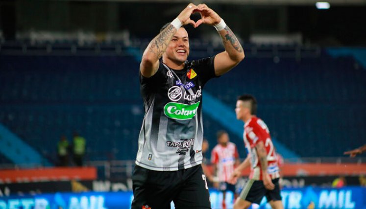 Leonardo Castro, delantero del Deportivo Pereira. 