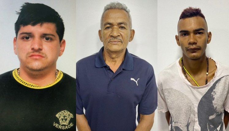 De izquierda a derecha: Cristian Coronel, Jesús Pana y Juan Melo.