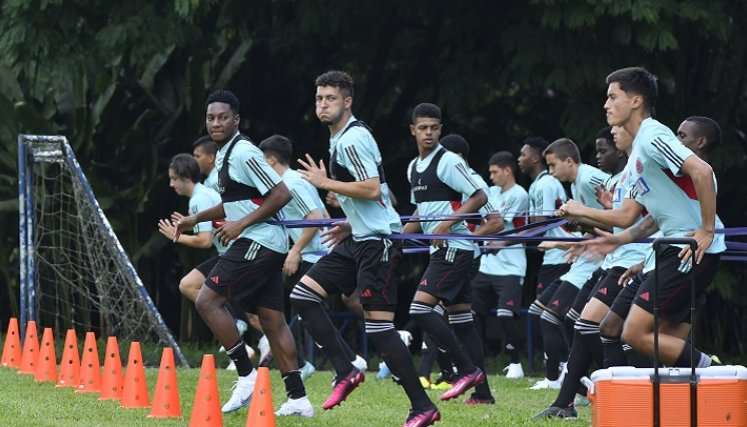 El seleccionado Sub-20 de Colombia inicia hoy el camino de su clasificación al Mundial de Indonesia (Foto cortesía/FCF).