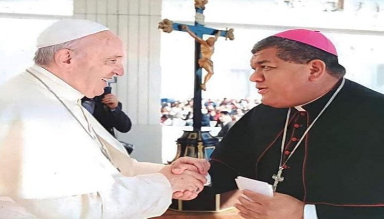 El 22 de abril de 2021 monseñor Luis Gabriel Ramírez asumió la diócesis de Ocaña. / Cortesía
